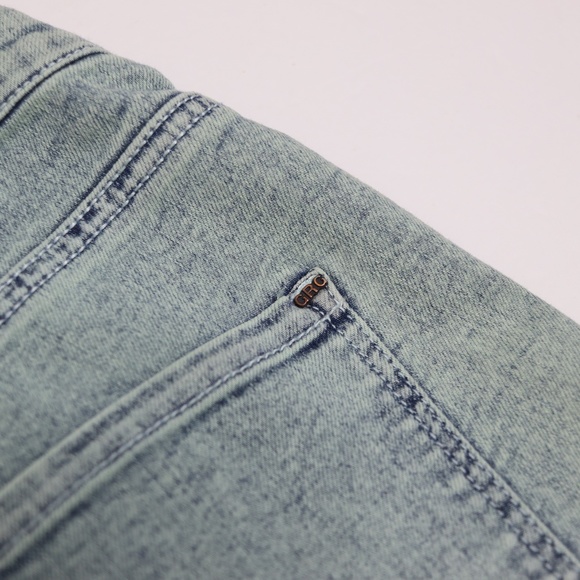 Garage Roller Jeggings in Acid Wash Green 9 - Picture 4 of 7